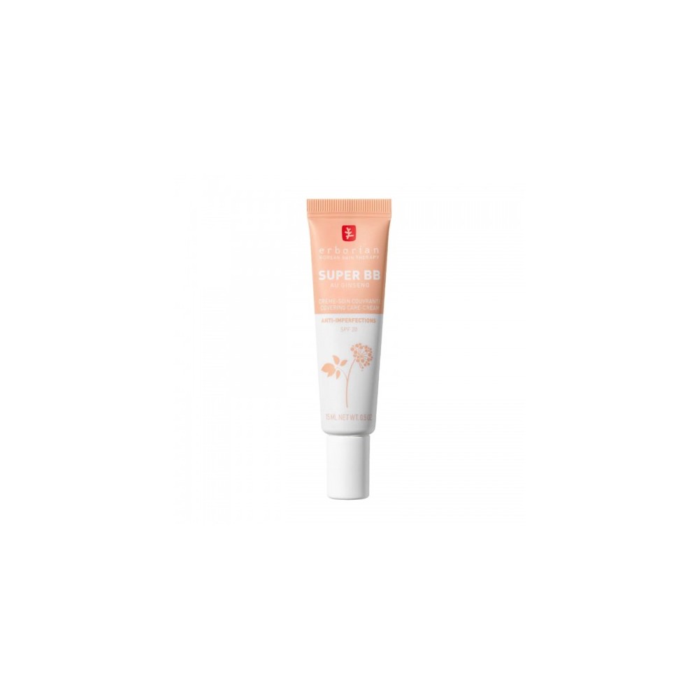 Erborian Super Bb Con Ginseng Crema Viso Coreana Anti-Imperfezioni Clair 15 Ml 