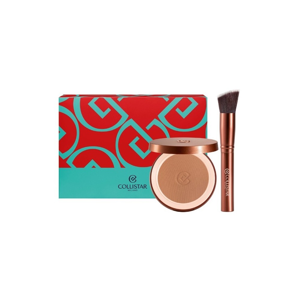 Collistar	Cofanetto Terra Polvere Abbronzante Effetto Seta + Pennello - 09 Cristalli Di Sole Shimmer 