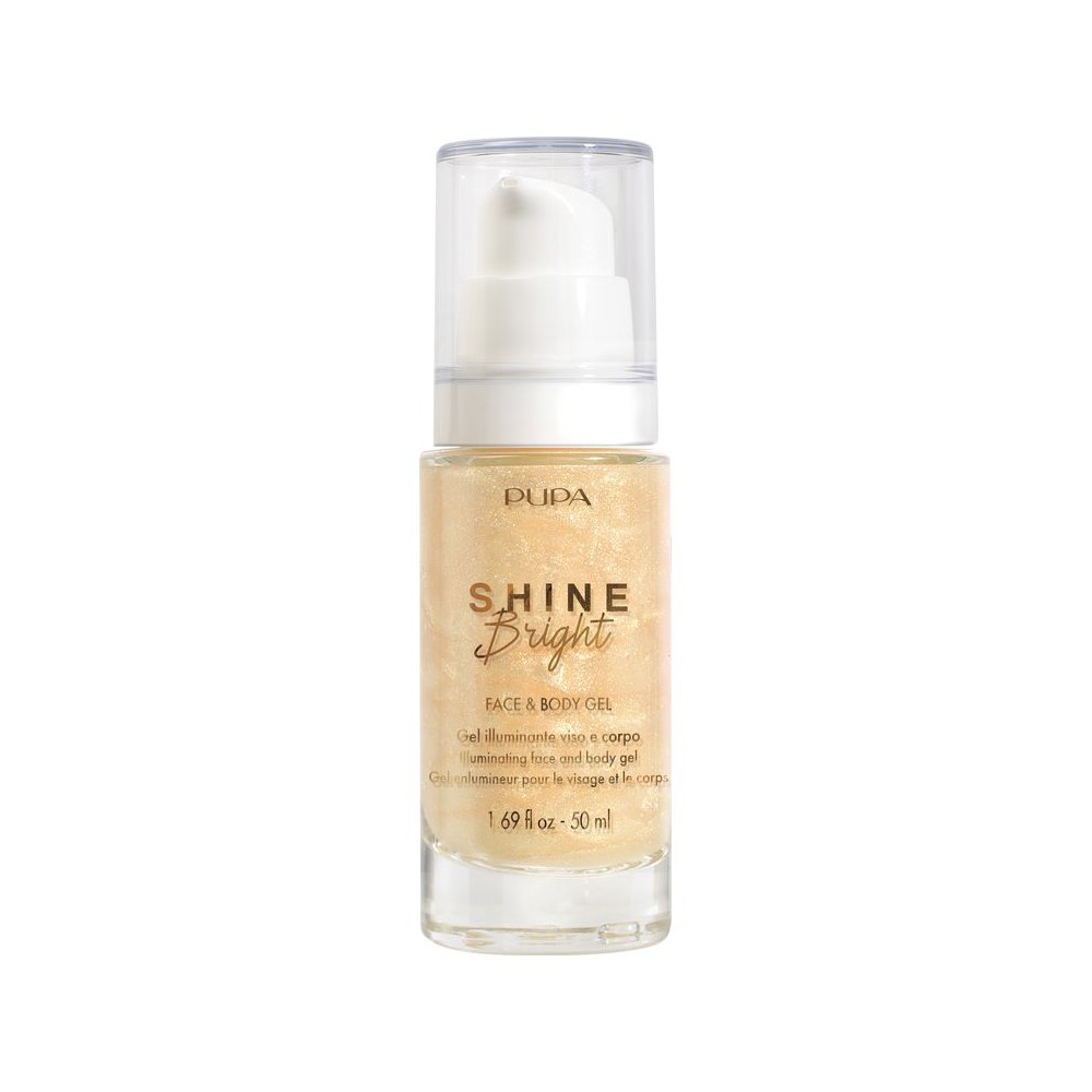 Pupa Shine Bright Face & Body Gel Illuminante Viso e Corpo 50 ml 