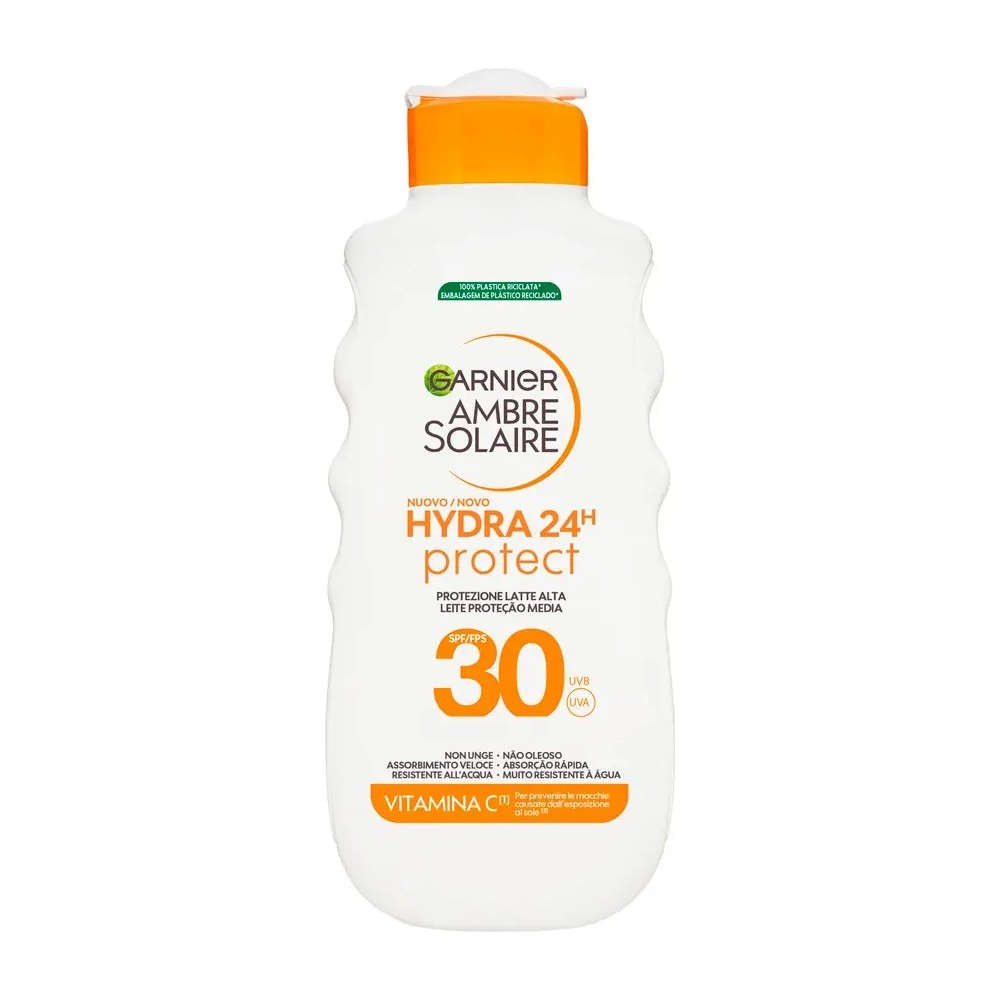 Garnier Ambre Solaire Hydra 24H Protect SPF30 Latte Protettivo 175 ml 