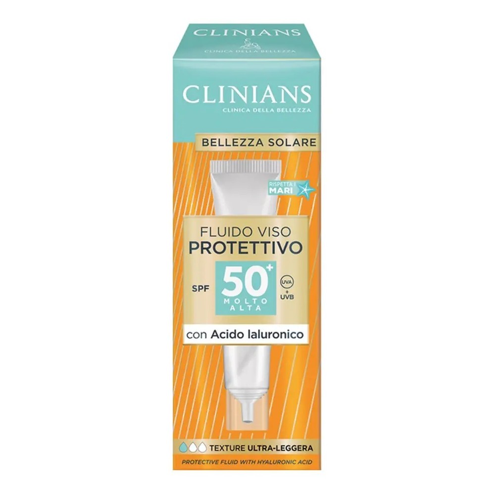 Clinians Fluido Viso Protettivo Ultra-leggero SPF50+ 40 ml 