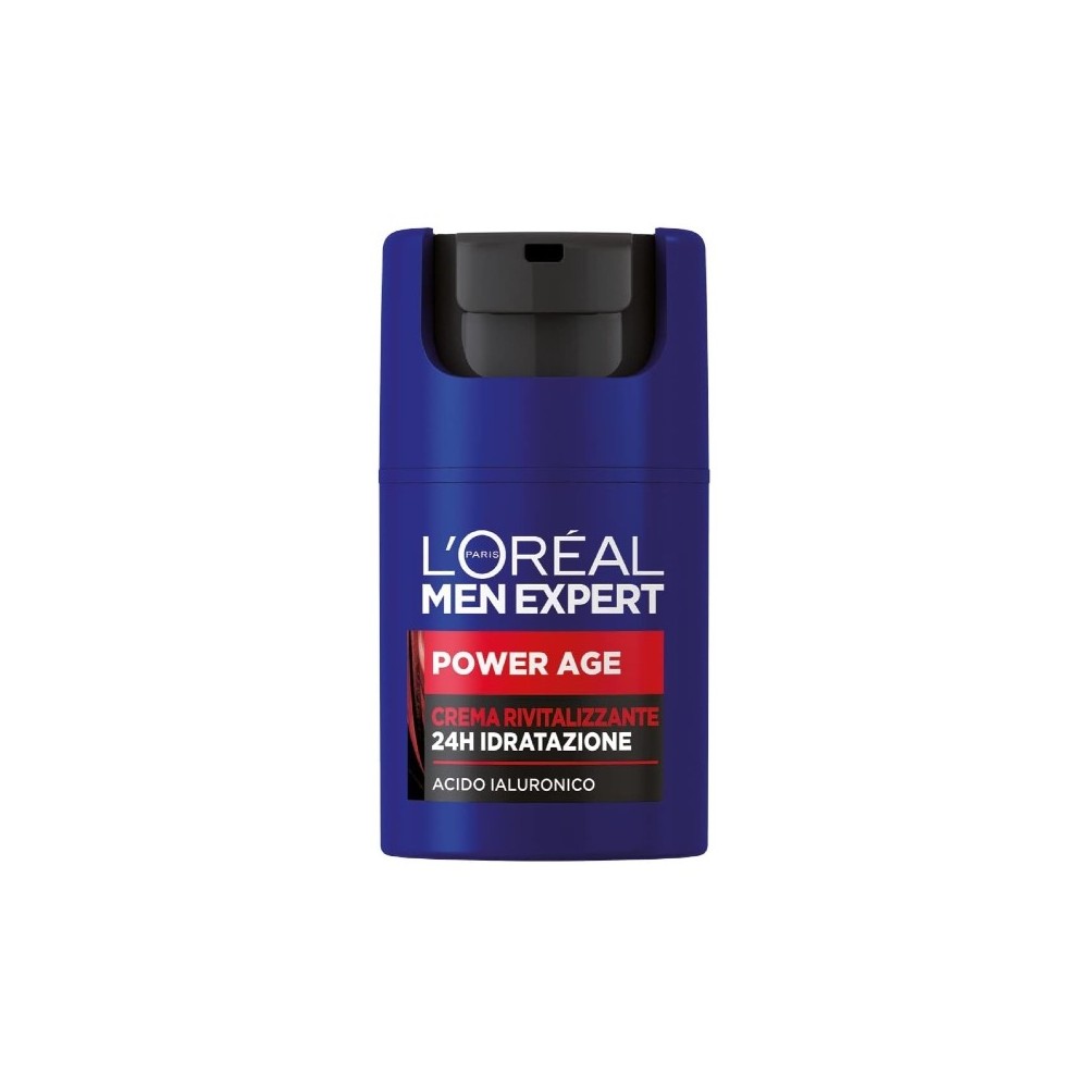 L'Oreal Paris Men Expert Power Age Crema Rivitalizzante 24H Idratazione 50 ml 