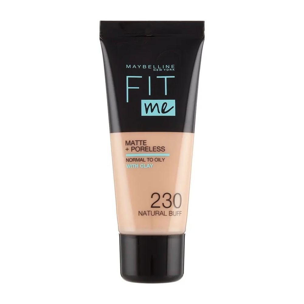 Maybelline Fit Me Matt + Poreless Fondotinta Liquido - 230 Natural Buff 