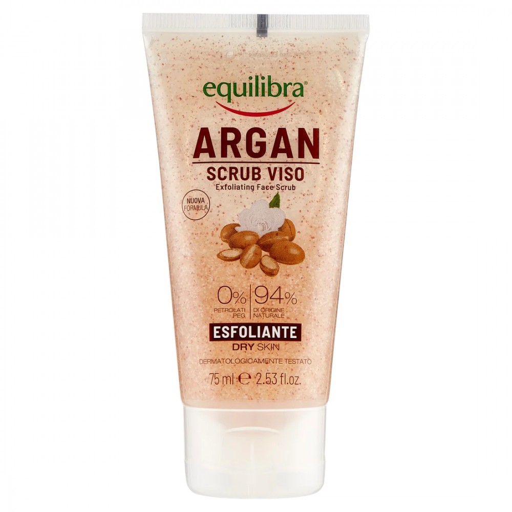 Equilibra Argan Scrub Viso Esfoliante 75 ml 