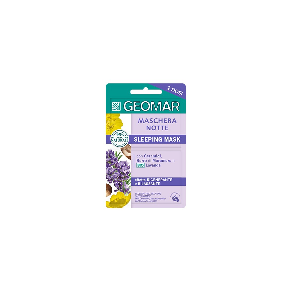 Geomar Maschera Viso Notte Rigenerante e Rilassante 15 ml 