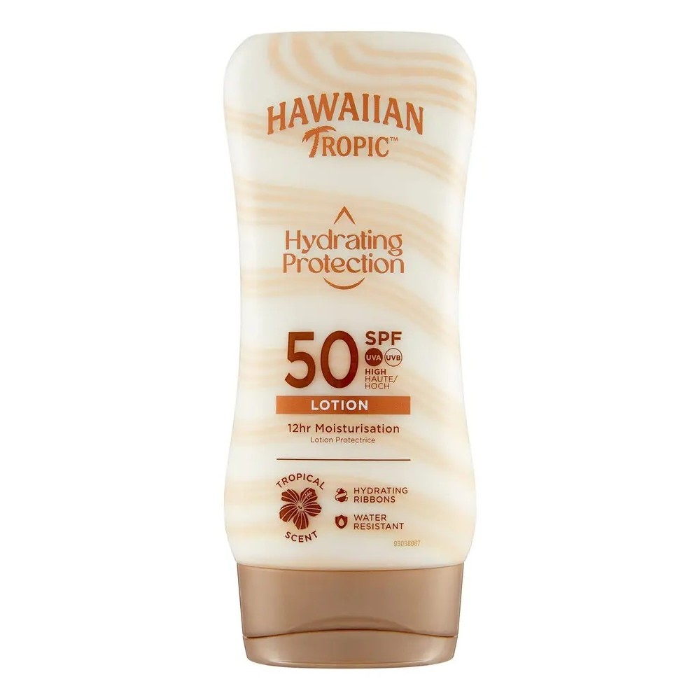 Hawaiian Tropic Hydrating Protection SPF50 Lozione Solare 180 ml 