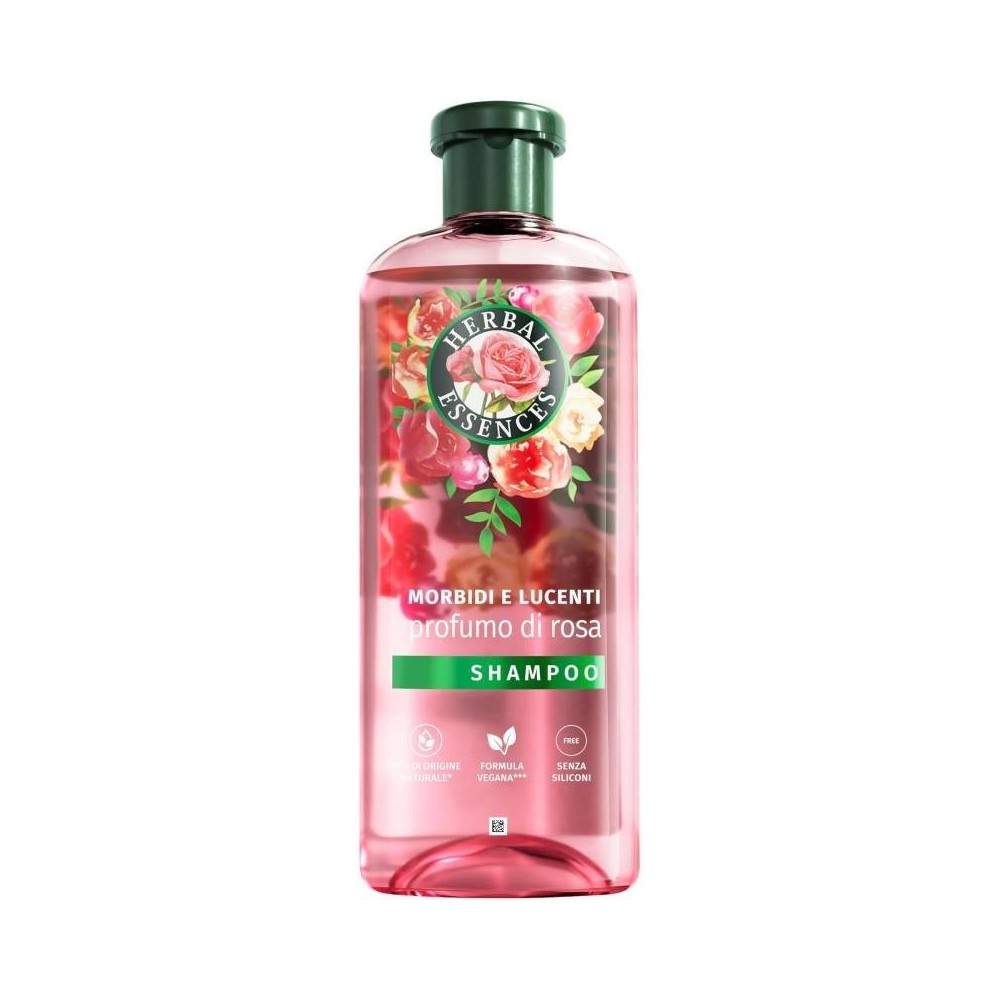 Herbal Essences Shampoo Capelli Morbidi E Lucenti Profumo Di Rosa 200 ml 