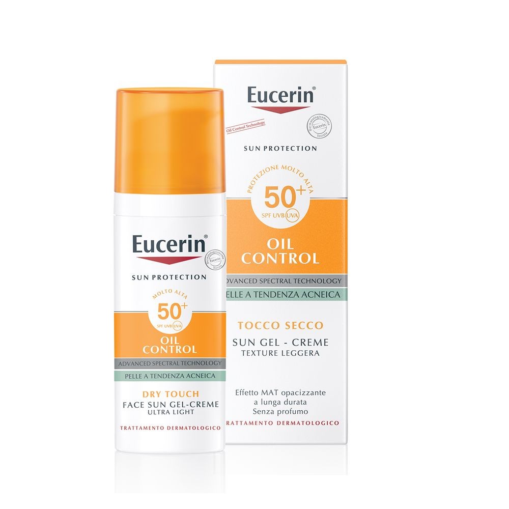 Eucerin Sun Gel-Cream Oil Control Tocco Secco SPF50+ 50 ml 