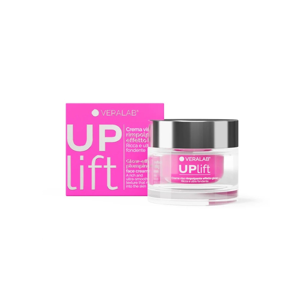 Veralab UPlift Crema Viso Rimpolpante Effetto Glow 50 ml 