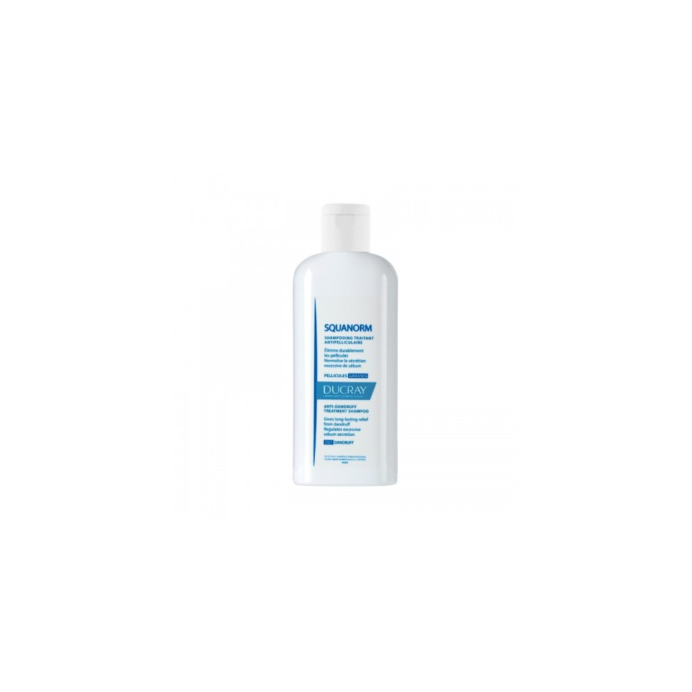 Ducray Squanorm Shampoo Anti Forfora Per Capelli Grassi 200 Ml 