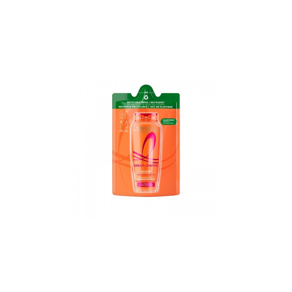 L'Oreal Paris Dream Long Shampoo Ricostruttore Eco Ricarica 250 Ml 