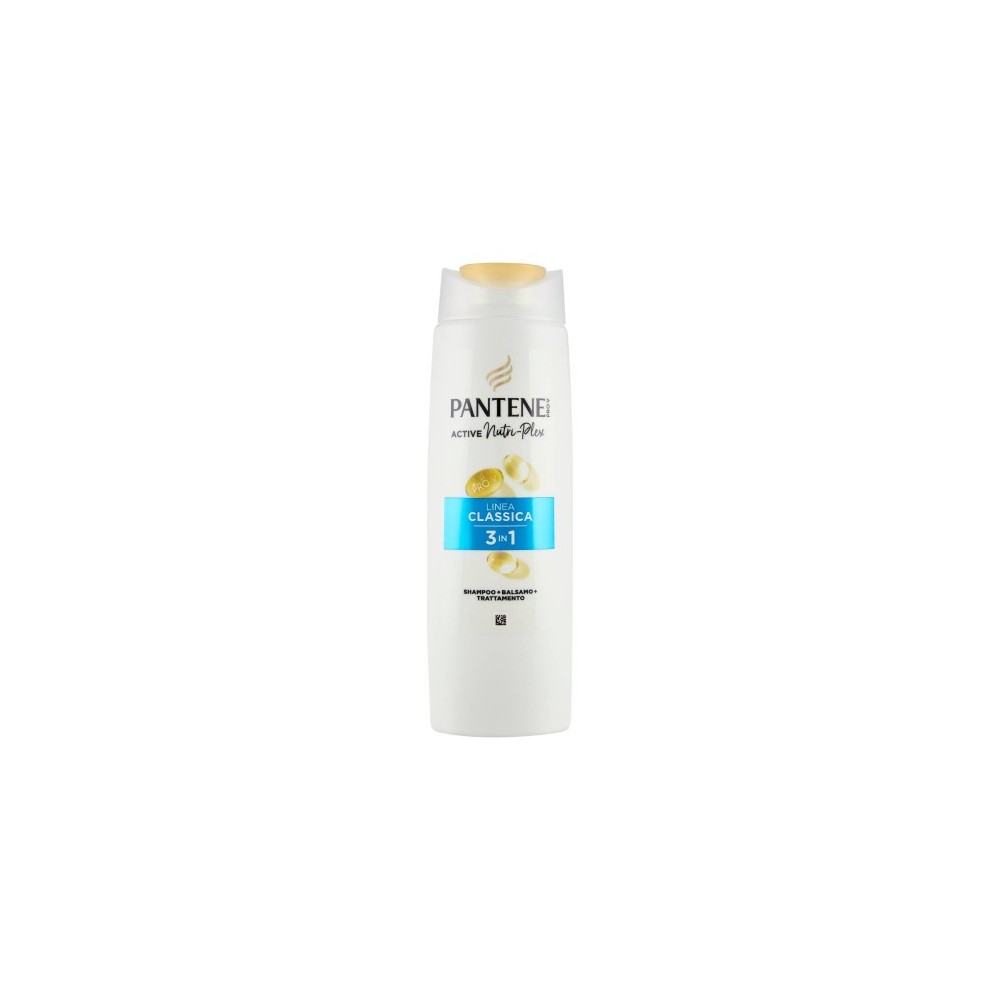 Pantene Pro-V 3 In 1 Shampoo + Balsamo + Trattamento Active Nutri-Plex 250 Ml 