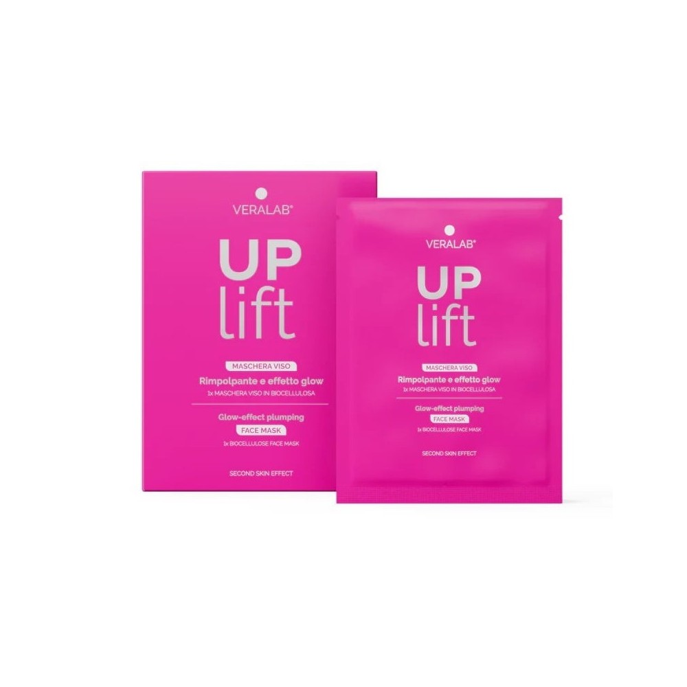 Veralab UPlift Maschera Viso In Tessuto Rimpolpante Effetto Glow 