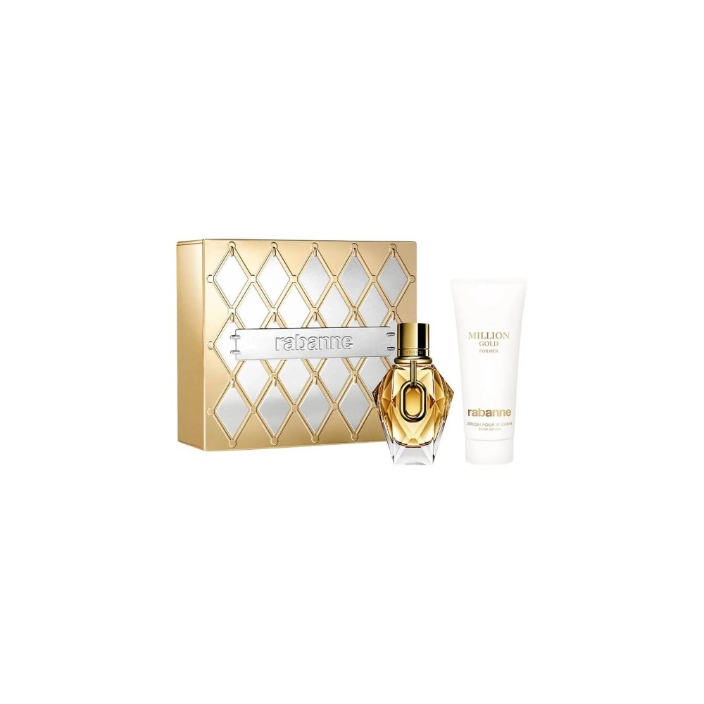 Paco Rabanne Cofanetto Million Gold For Her Edp Donna 50 Ml + Lozione Corpo 100 Ml 