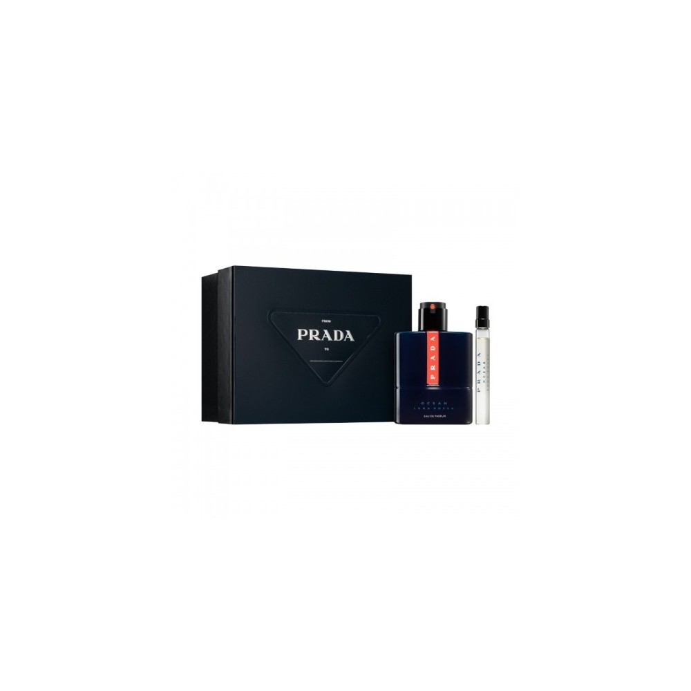 Prada Cofanetto Luna Rossa Ocean Eau De Parfum 100 Ml + Eau De Parfum 10 Ml 