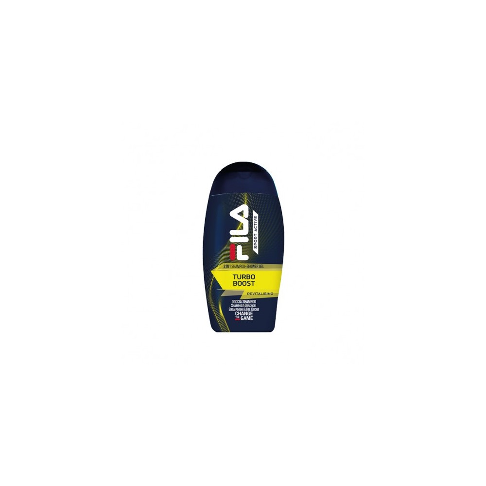 Fila Sport Active Turbo Boost Doccia Shampoo 2 In 1 Rivitalizzante 250 Ml 