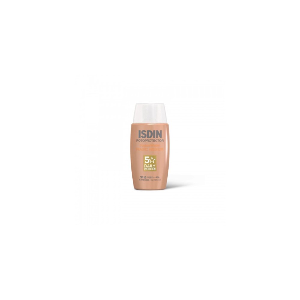 Isdin FOTOPROTECTOR Fusion Water MAGIC Medium SPF50 Protezione Solare Viso Colorata 50 Ml 