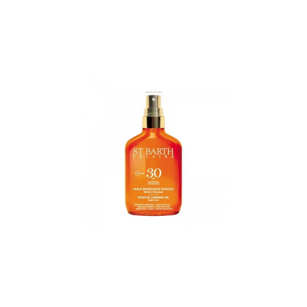 Ligne St. Barth Huile Bronzante Roucou SPF30 Olio Solare Abbronzante 100 Ml Spray 