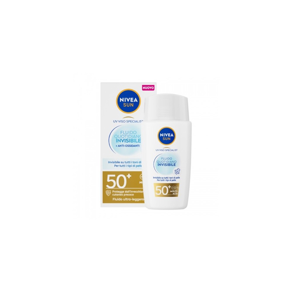 Nivea Sun SPF50+ Fluido Quotidiano Invisibile 40 Ml 
