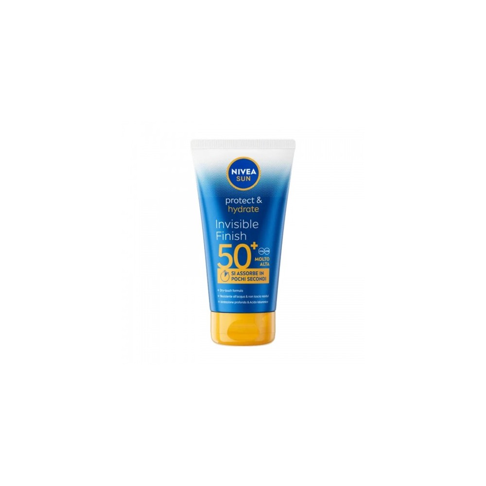 Nivea Sun Protect & Hydrate Invisible Finish SPF50+ Crema Solare 150 Ml 