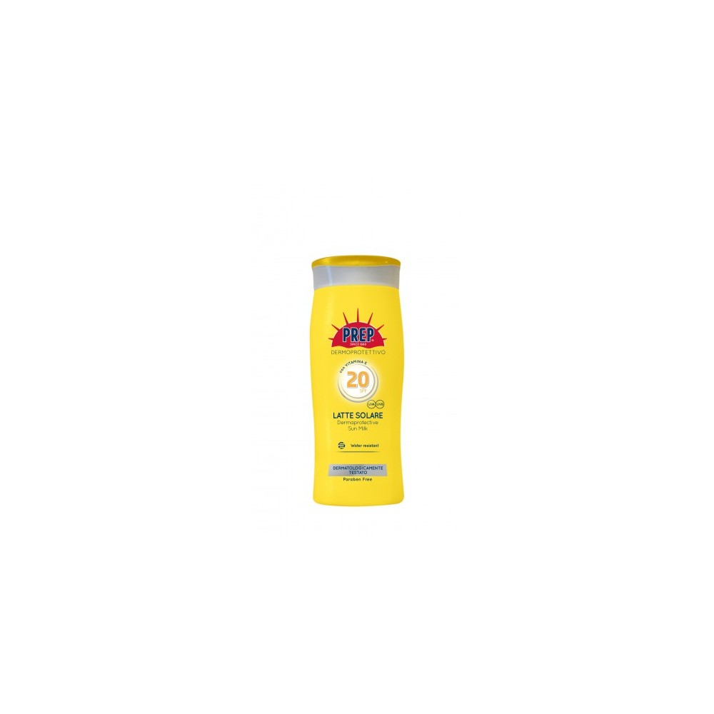 Prep Latte Solare Corpo Protezione Media Spf20 200 Ml 