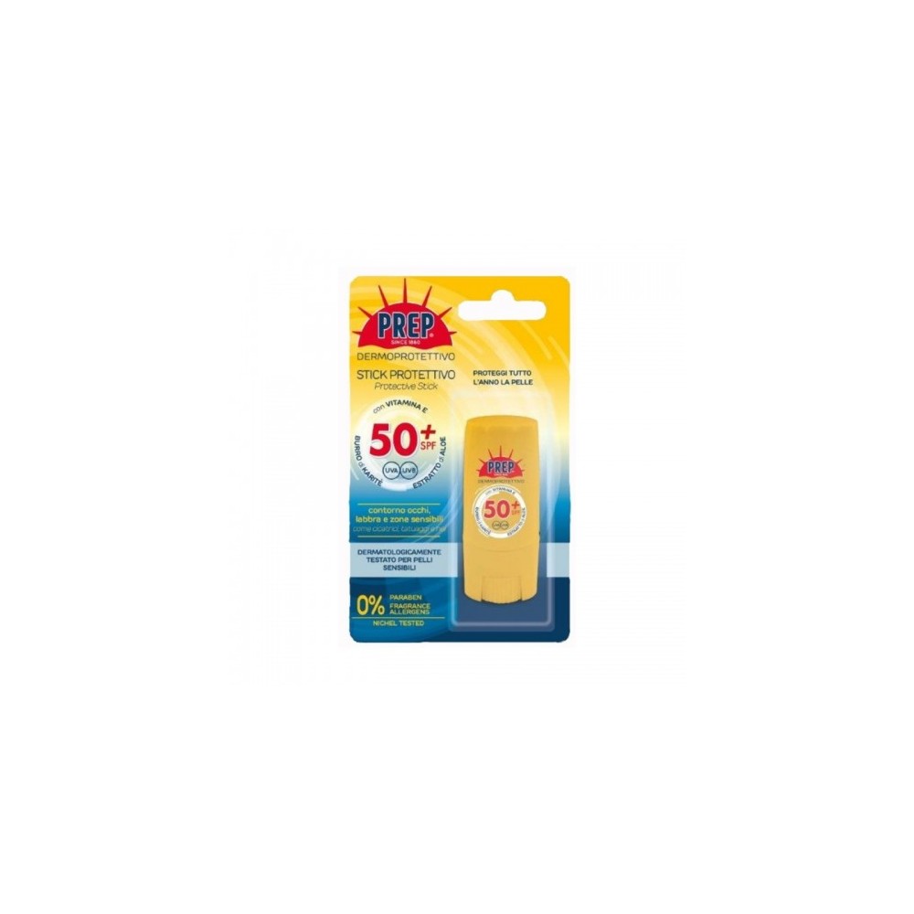 Prep Dermoprotettivo Stick Protettivo Occhi + Labbra + Zone Sensibili SPF50+ 8 Ml 