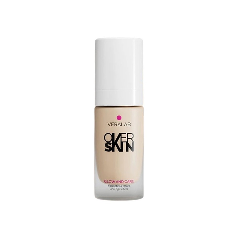 Veralab Overskin Glow And Care Fondotinta Attivo - 01 Porcelain 