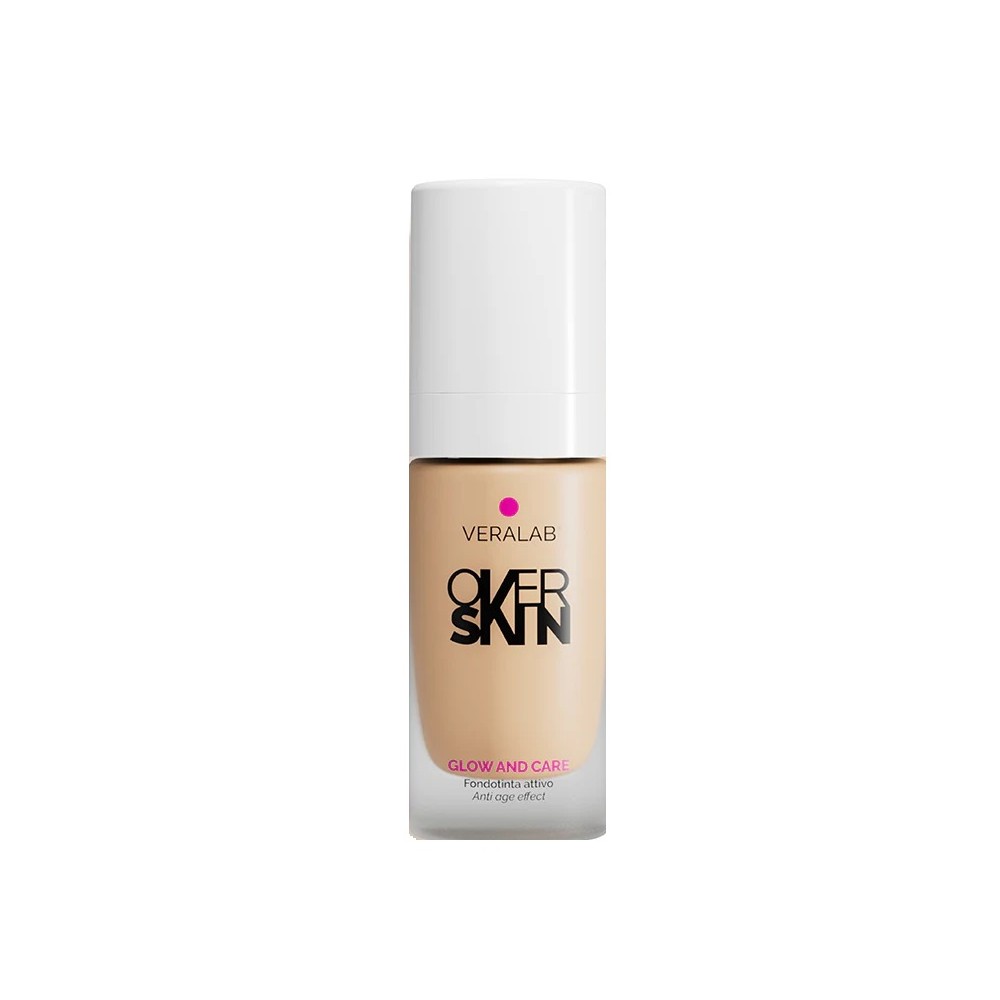 Veralab Overskin Glow And Care Fondotinta Attivo - 3.5 Light Honey 