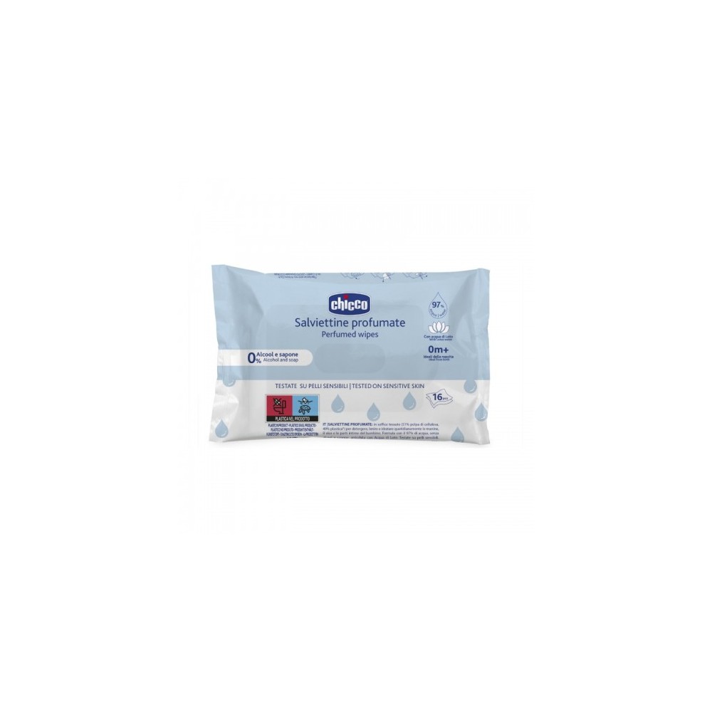 Chicco 16 Salviettine Profumate 0M+ 