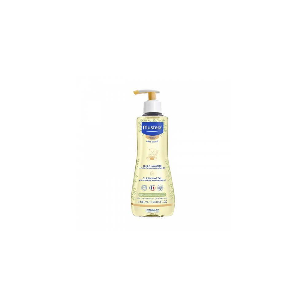 Mustela Cleansing Oil Olio Da Bagno Per Bambini 500 Ml 