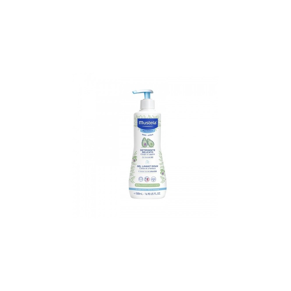 Mustela Gel Lavant Deux Detergente Delicato Per Corpo E Capelli 500 Ml 
