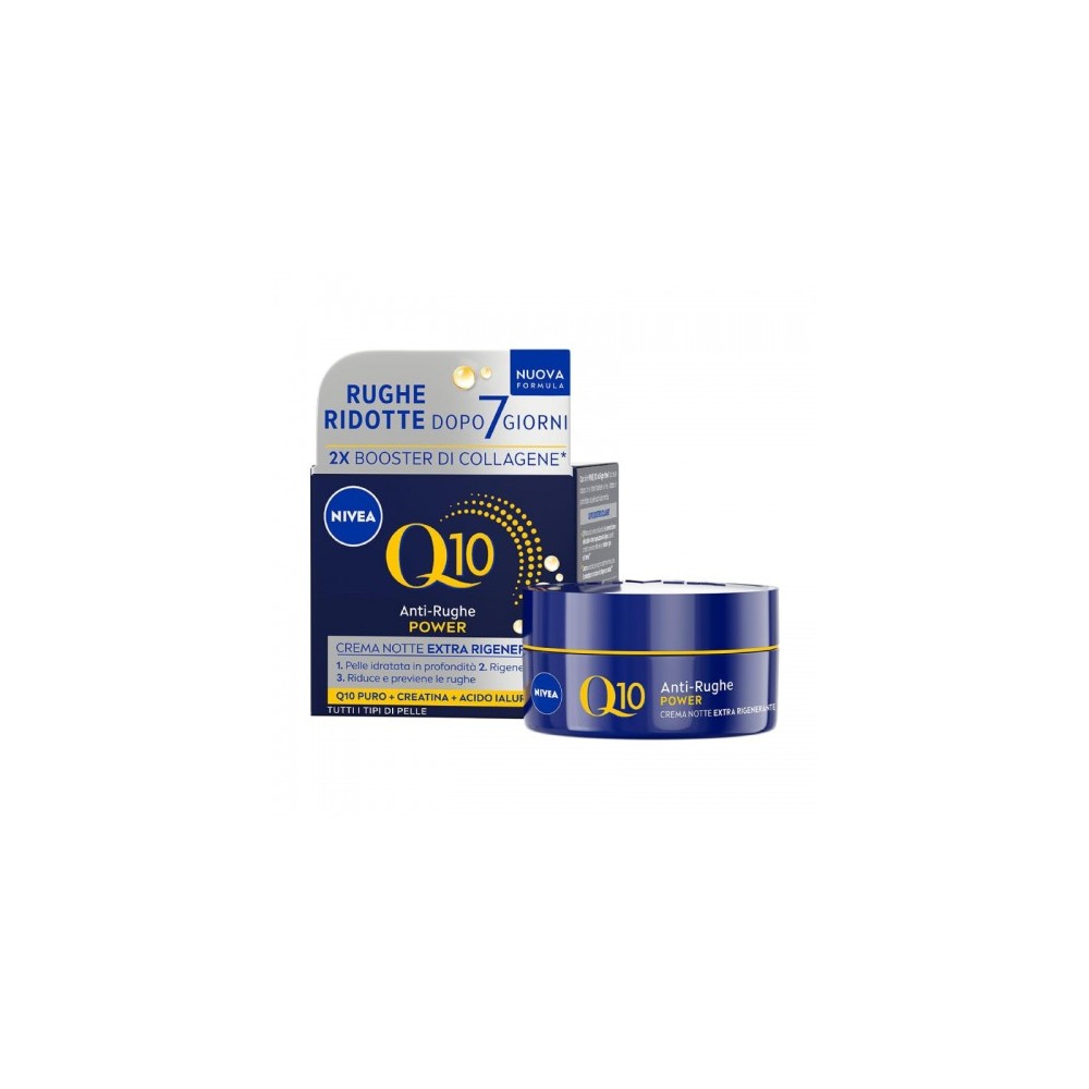 Nivea Q10 Anti-Rughe Power Crema Notte Extra Rigenerante 50 Ml 