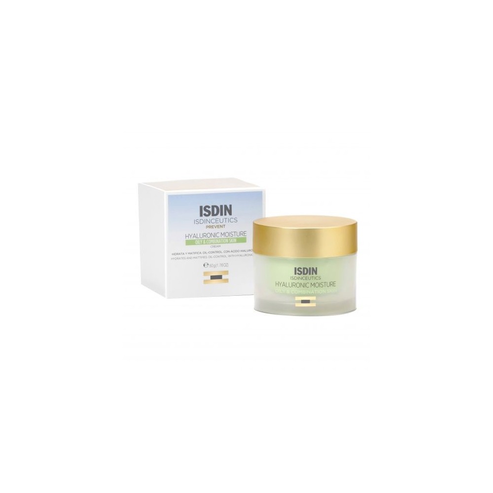 Isdin Hyaluronic Moisture Oily And Combination Skin Crema Idratante Viso 50 G 