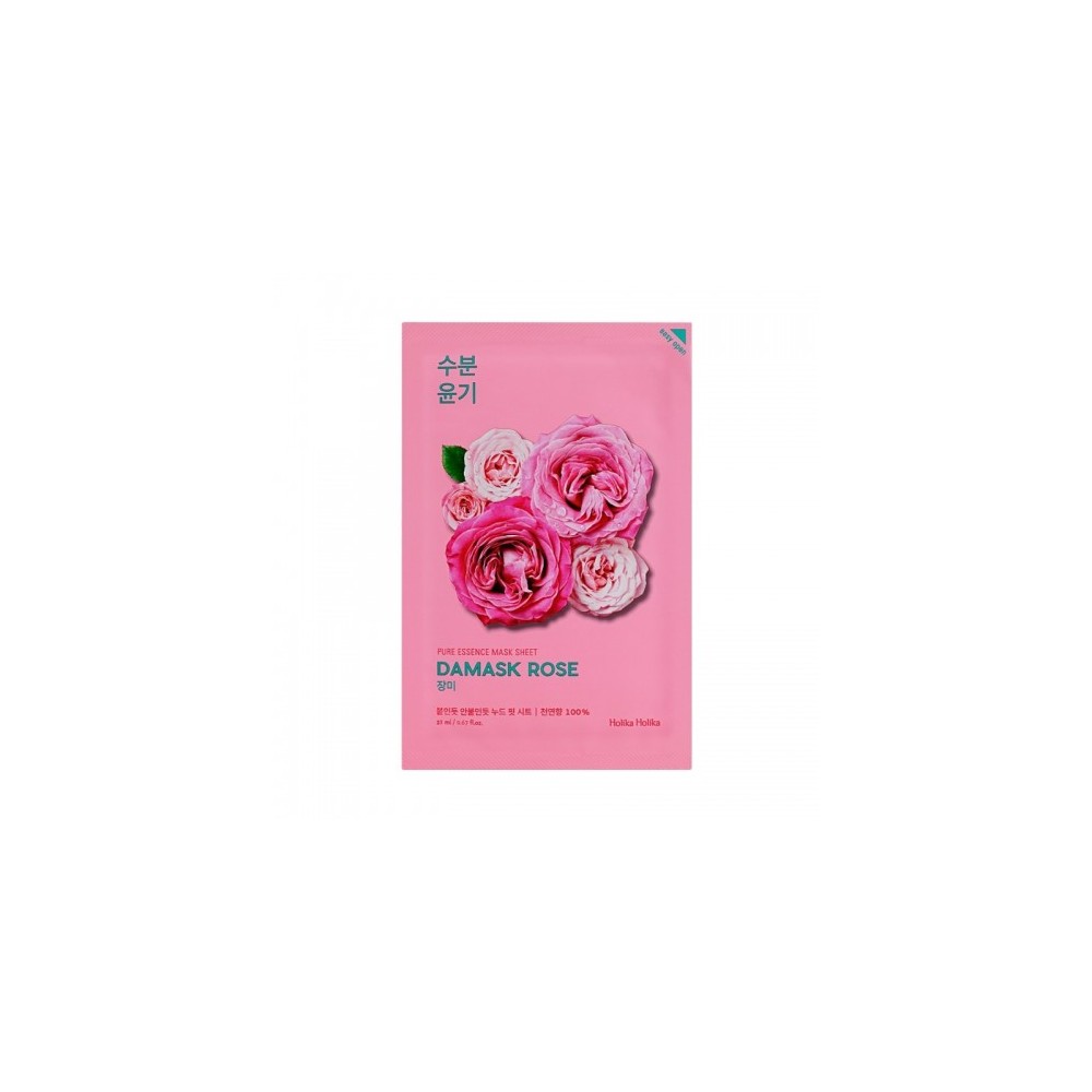 Holika Holika Pure Essence Damask Rose 5 Maschere In Tessuto 