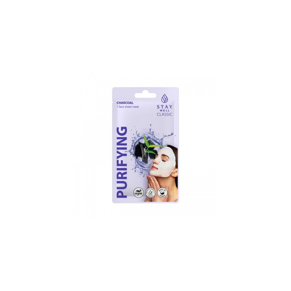 Stay Well Classic Purifyng Charcoal Maschera Viso Purificante 
