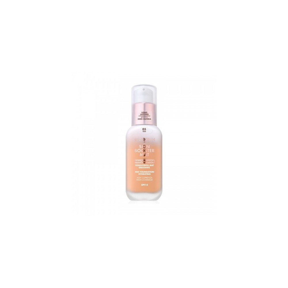 Deborah Skin Booster Mat SPF15 Fondotinta Mat Idratante N. 05 Tan 