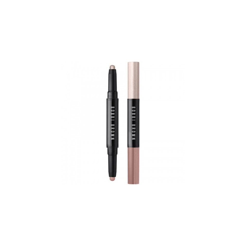 Bobbi Brown Dual-Ended Long-Wear Cream Ombretto Duo In Stick Platinum Pink/Antique Rose 