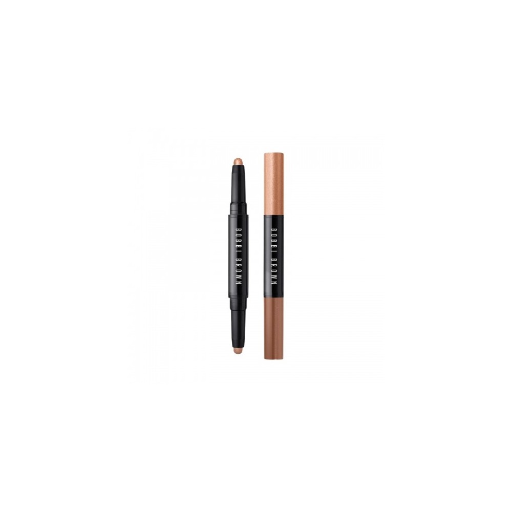 Bobbi Brown Dual-Ended Long-Wear Cream Ombretto Duo In Stick Golden Pink + Taupe 
