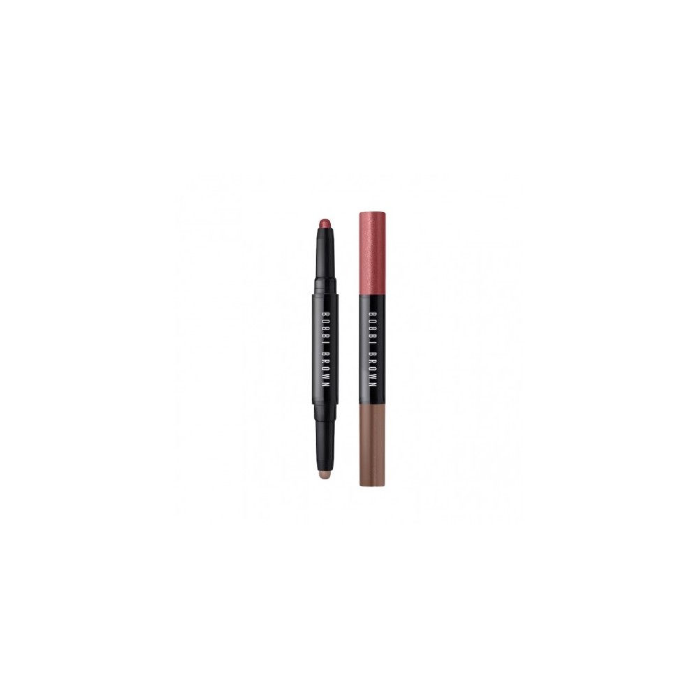 Bobbi Brown Dual-Ended Long-Wear Cream Ombretto Duo In Stick Bronze Pink + Espresso 