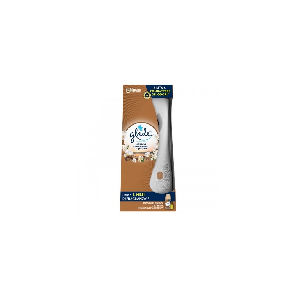 Glade Sensual Sandalwood E Jasmine Diffusore Elettrico + 1 Ricarica 