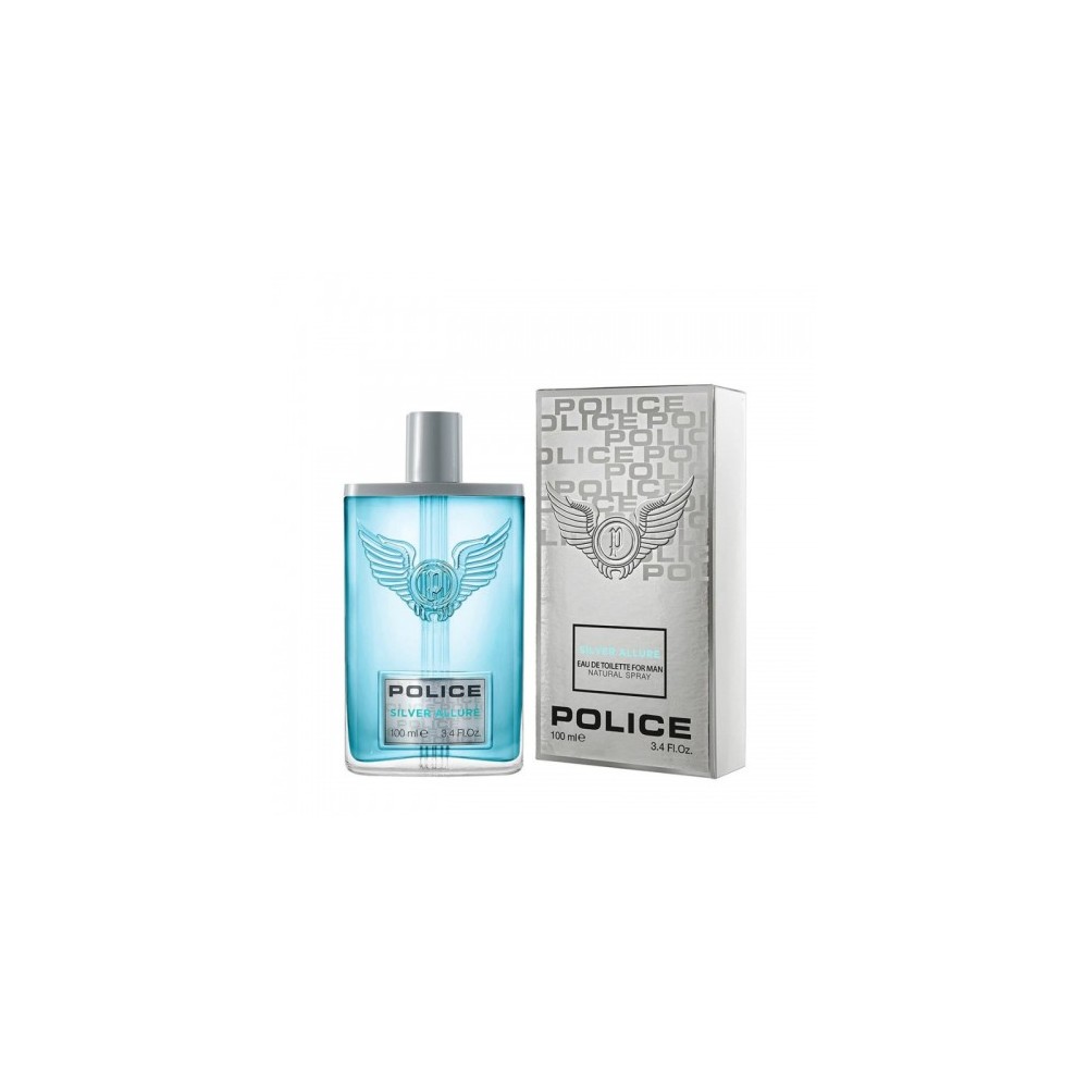 Police Silver Allure Eau De Toilette Uomo 100 Ml Vapo 
