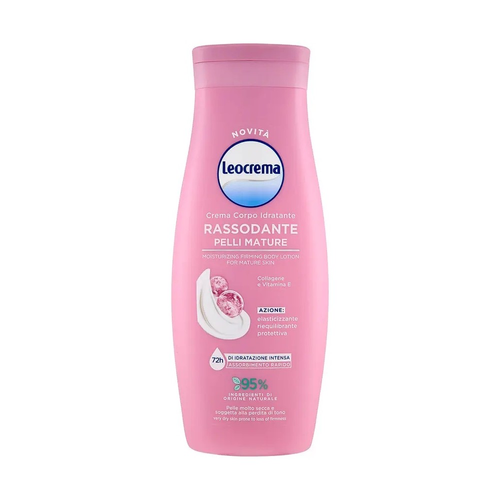 Leocrema Crema Corpo Idratante Rassodante Pelli Mature 250 ml 