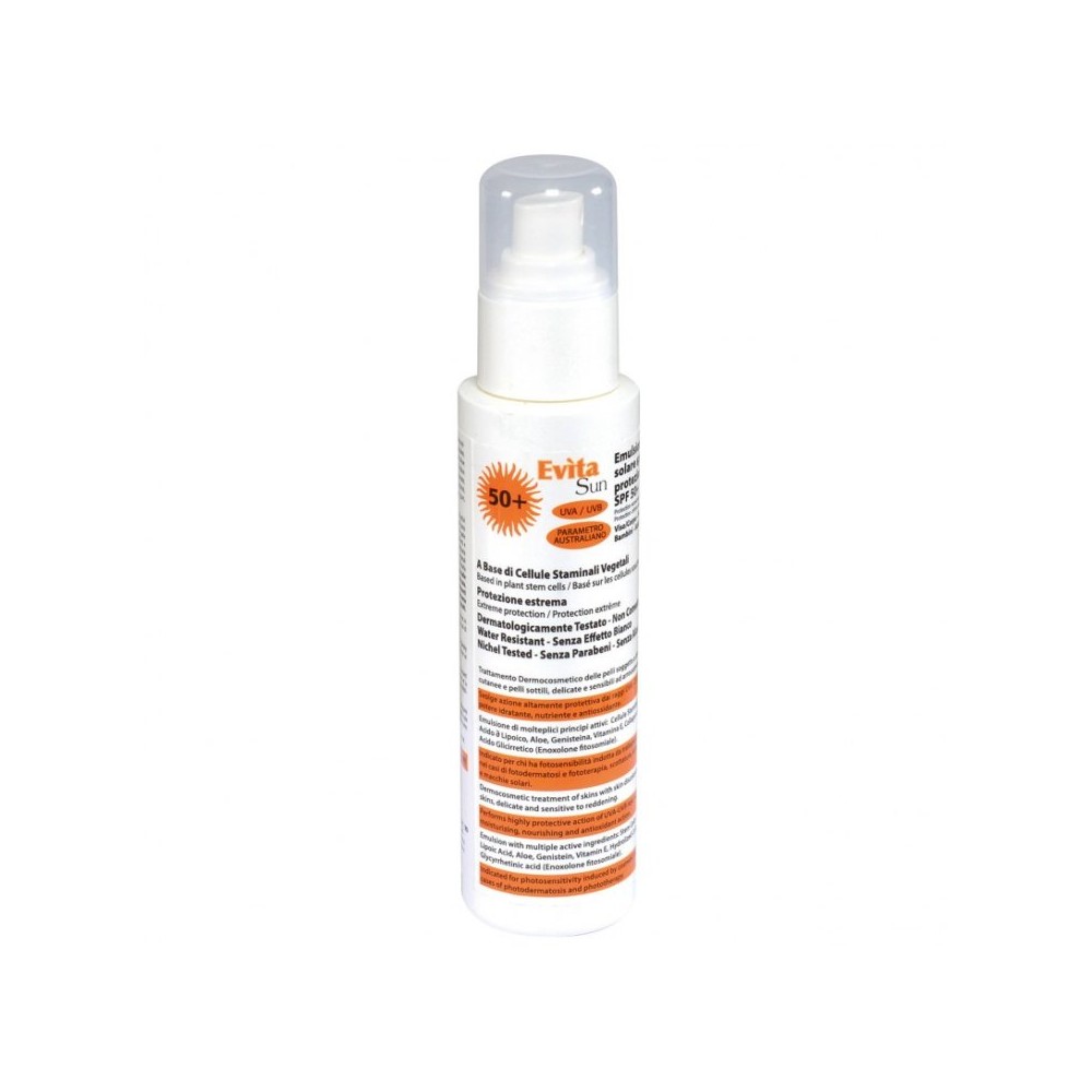 Interfarmac Evita Sun Emulsione Solare Spray Spf50+ Viso E Corpo 100 Ml 