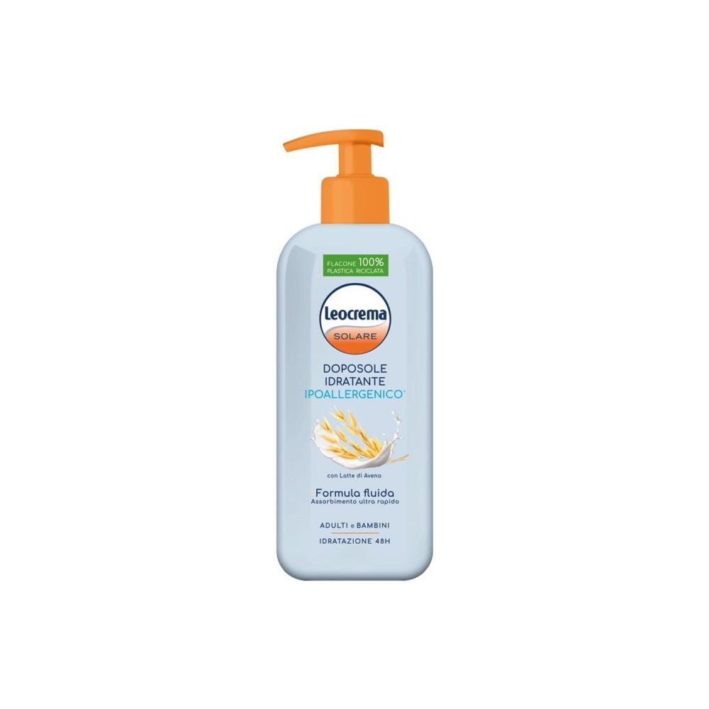 Leocrema Doposole Idratante Ipoallergenico Con Latte Di Avena 400 ml 
