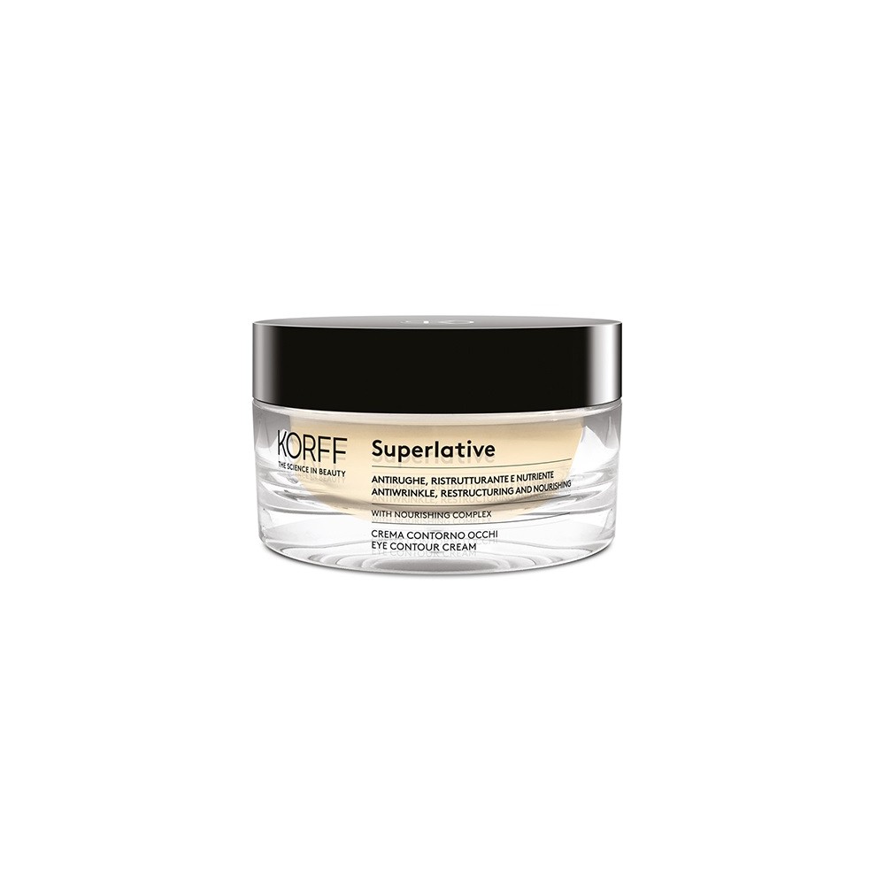 Korff Superlative Crema Contorno Occhi Antirughe Ristrutturante e Nutriente 15ML 