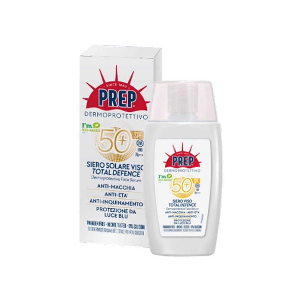Prep Total Defence SPF50+ Siero Solare Viso 50 ml 