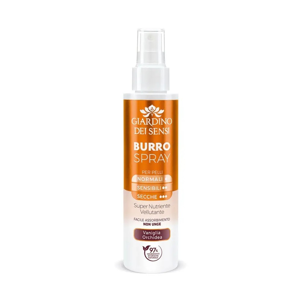 Giardino Dei Sensi Burro Spray Nutriente E Vellutante Vaniglia E Orchidea 150 ml 