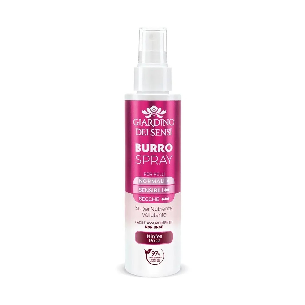 Giardino Dei Sensi Burro Spray Nutriente E Vellutante Ninfea E Rosa 150 ml 