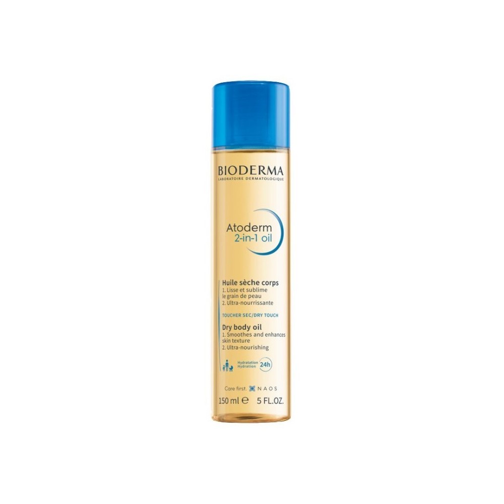Bioderma Atoderm 2-In-1 Oil Olio Secco Per Il Corpo 150 ml 