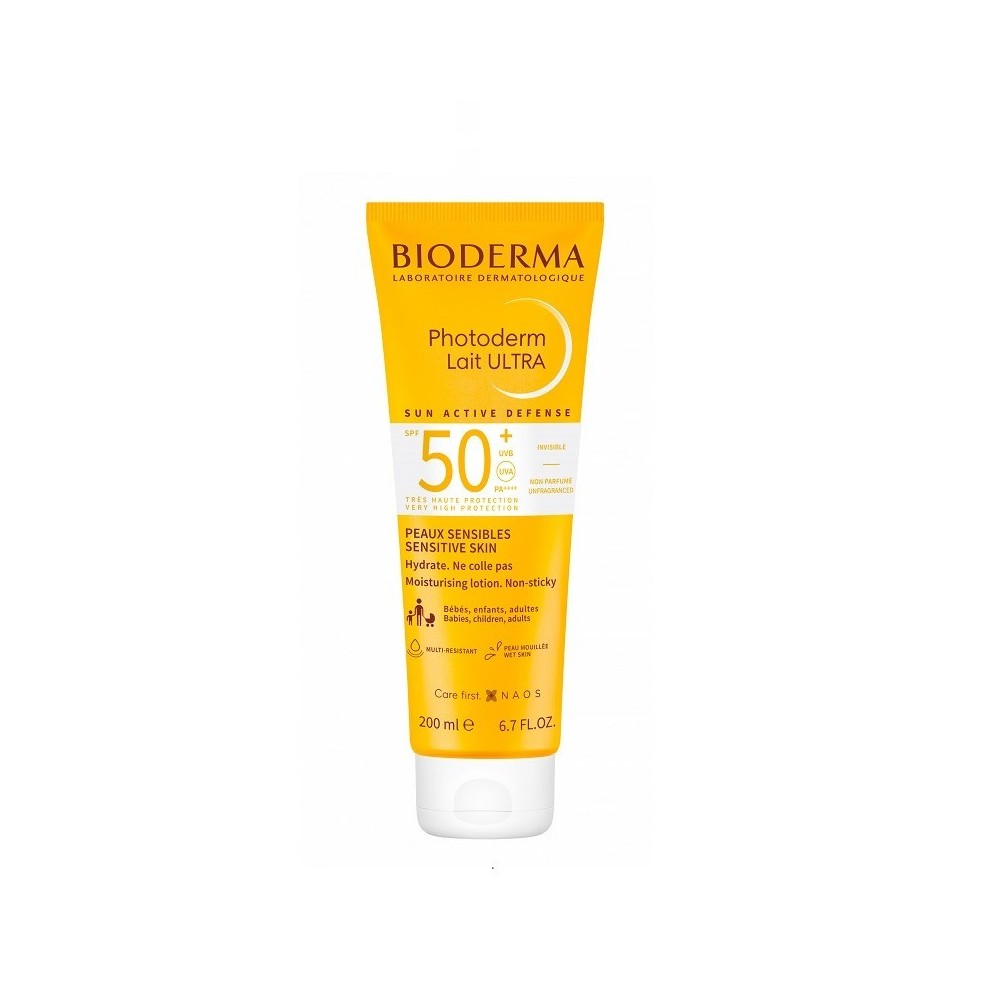 Bioderma Photoderm Lait Ultra SPF50+ Latte Solare Pelli Sensibili 200 ml 